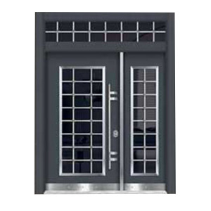 TR-3702 Antrasit - Krom Bina Giriş Kapısı